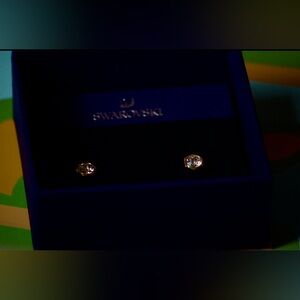 Swarovski 1K Hexagonal Earring Austrian Crystal